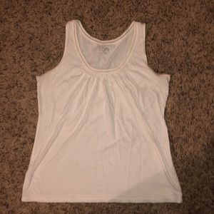 Ann Taylor loft white tank top